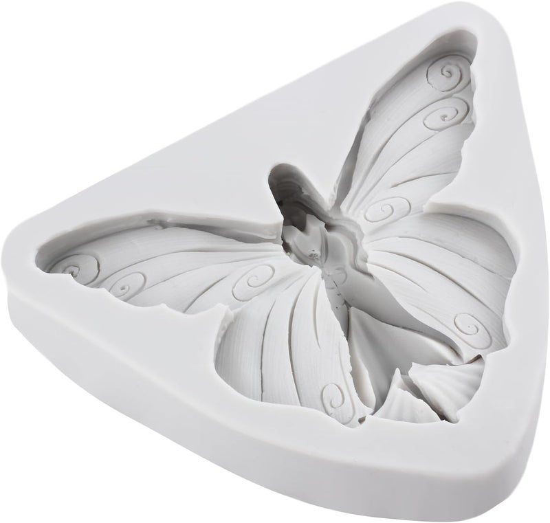 TAOXIBEI Butterfly Fairy Polymer Clay Mold Fairy Silicone Molds for DIY Crafts Epoxy Resin Casting Air Dry Polymer Clay Plaster Jewelry Making - Image 4